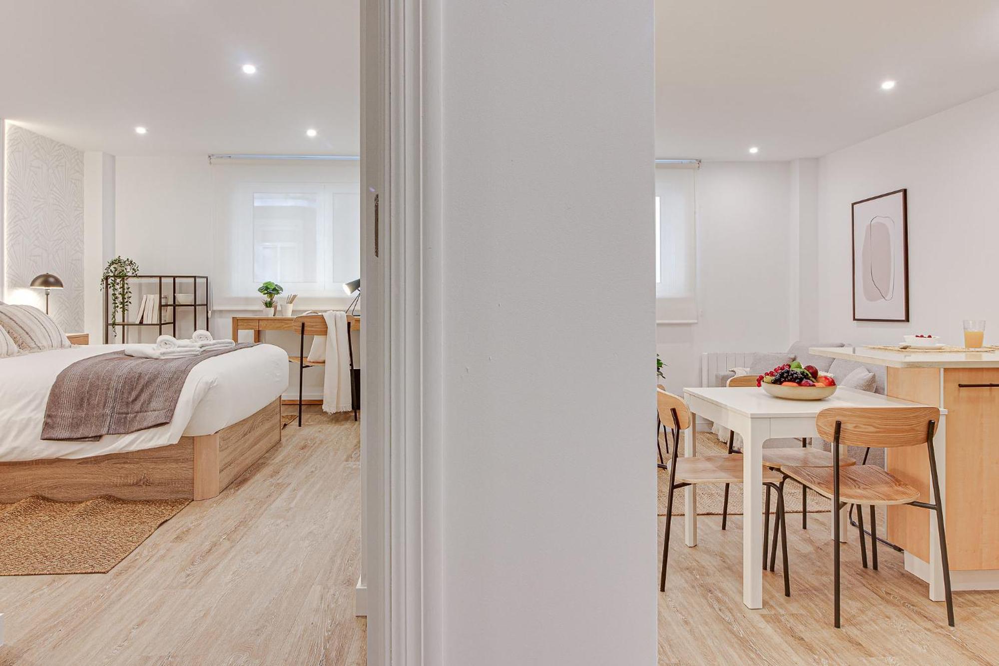 Diseno A Coruna Con Garaje Gratis By Theblueapartments Com 外观 照片